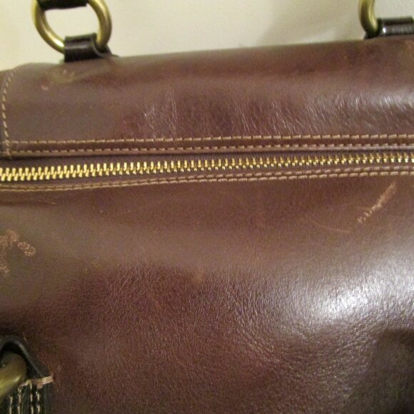 Coach Madison Sabrina Brown Op Art Satchel - Picture 3 of 12